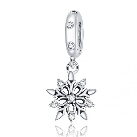 Colgante de copo de nieve de cristal al estilo de Pandora - SCC1649 - Haga click en la imagen para cerrar