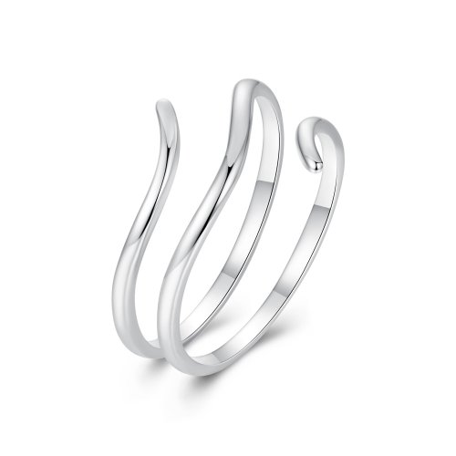 Anillo sencillo multicapa estilo PANDORA - SCR1040-E
