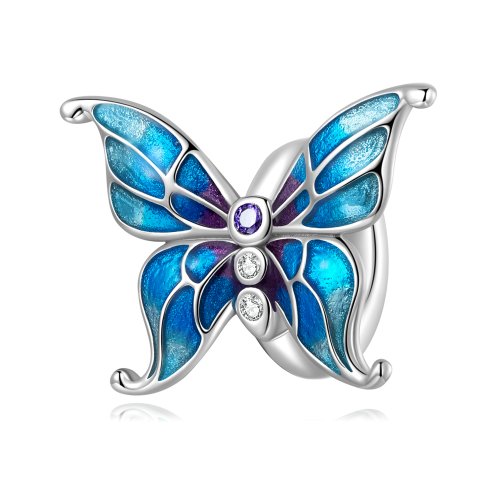 Charm de mariposa estilo Pandora - SCC2326