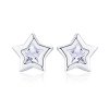 Pendientes de Botón Estilo Pandora Plata Secret of Stars - SCE437
