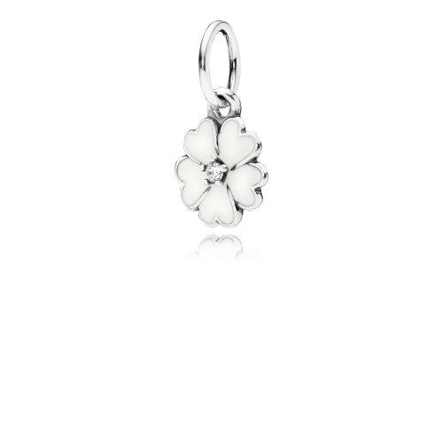 Colgante Prímula Blanca 390365EN12 Collares y colgantes