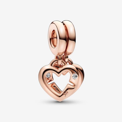 Charm Colgante Pandora Corazones de Hermanas - 789538C01