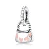 Pandora Style Exquisito Colgante de Bolso en Forma de Corazón - SCC2153