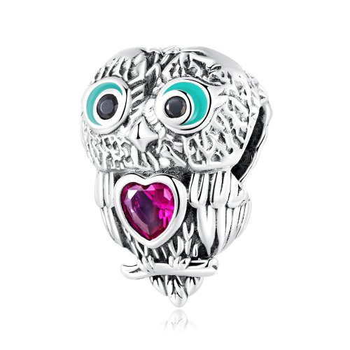 Charm de búho lindo estilo Pandora - SCC2253