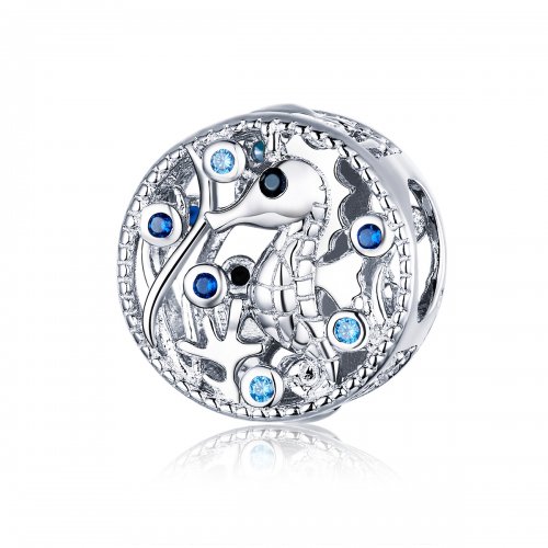 Charm estilo Pandora de plata con abertura en forma de atrapasueños - SCC7