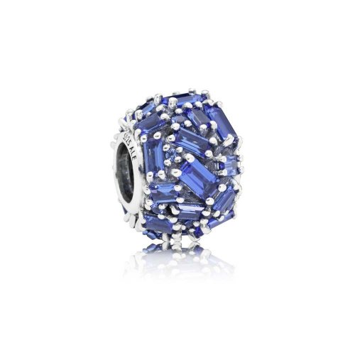 Charm PANDORA en plata de ley Brillo Delicado Azul - 797746NSBL
