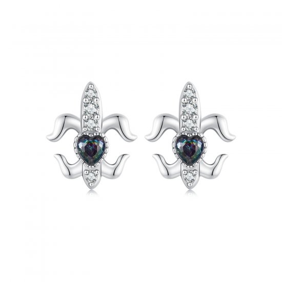 Pendientes estilo vintage con diseño de iris de PANDORA - BSE968 - Haga click en la imagen para cerrar