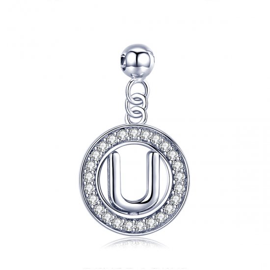 Pandora Style Me Wish Letra-U Colgante - BSP001-U - Haga click en la imagen para cerrar