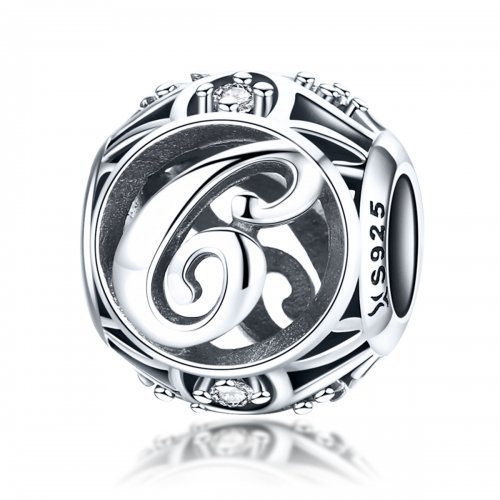 Charm tipo letra C estilo Pandora - SCC738-C