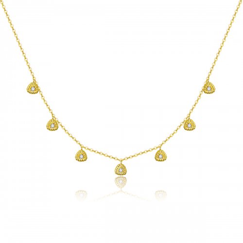 Collar de estilo Pandora con trenzado geométrico - BSN136