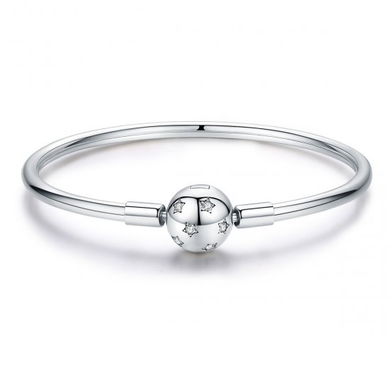 Pulsera de plata estilo Pandora con diseño de galaxia - SCB144 - Haga click en la imagen para cerrar