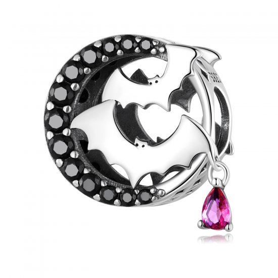 Charm de Murciélago con Estilo Pandora - SCC2392 - Haga click en la imagen para cerrar