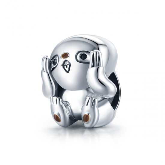 Charm de Plata Estilo Pandora con Lindo Perezoso - SCC1698 - Haga click en la imagen para cerrar
