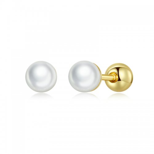 Pendientes de perlas estilo Pandora - BSE630-BS