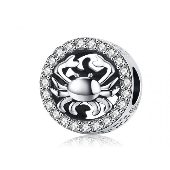 Charm de Cáncer de Plata Estilo Pandora - SCC1213 - Haga click en la imagen para cerrar