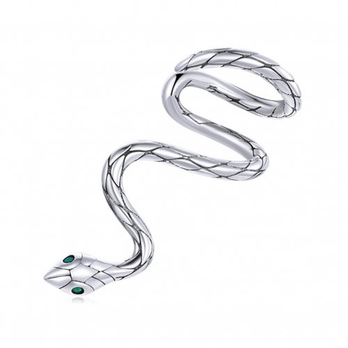 Estilo Pandora Ear clip de Serpiente Mística - BSE510