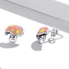 Estilo Pandora - Lindos Pendientes de Botón en forma de Setita - SCE1336