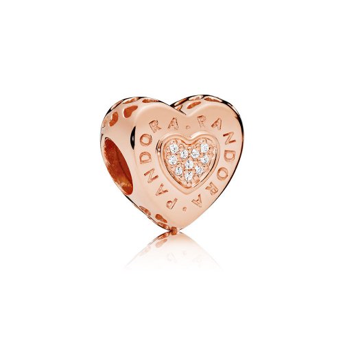Charm Corazón de la firma PANDORA Rose