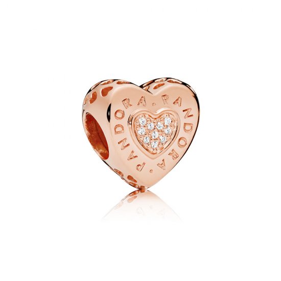 Charm Corazón de la firma PANDORA Rose - Haga click en la imagen para cerrar