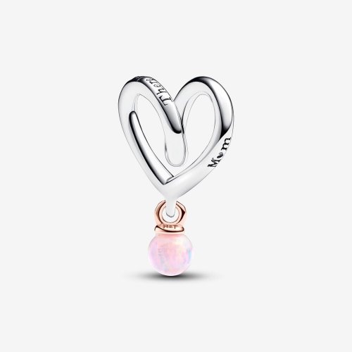 Charm Pandora Corazón Envuelto en Dos Tonos - 783242C01