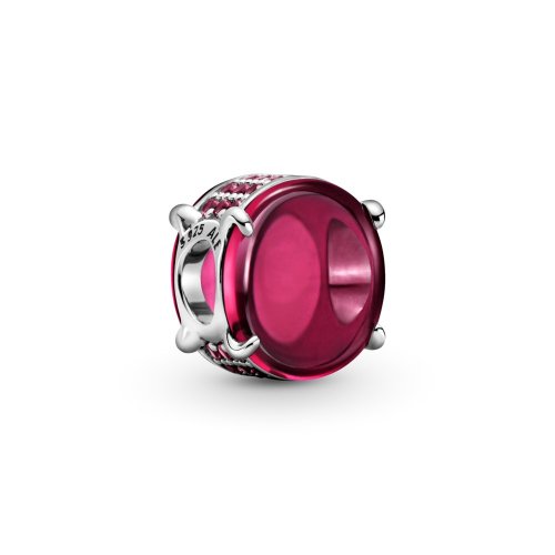 PANDORA Encanto de Cabujón Ovalado Rosa Fucsia - 799309C01