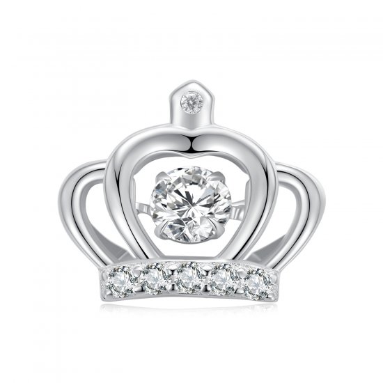 Dije estilo Pandora con charm de corona - SCC2589 - Haga click en la imagen para cerrar