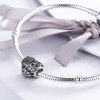 Charm de jardín de plata estilo Pandora con diseño de lluvia - SCC155