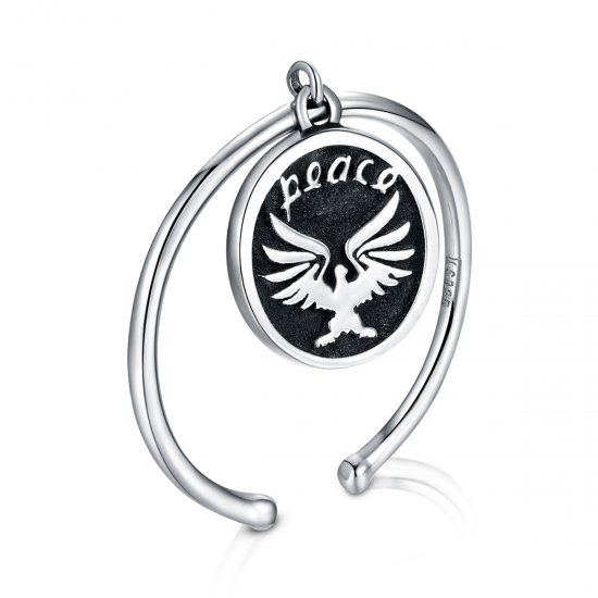Anillo abierto estilo Pandora con monedas vintage - SCR655 - Haga click en la imagen para cerrar