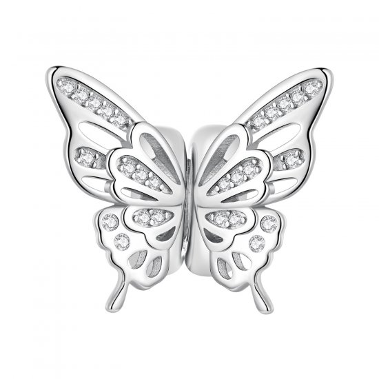 Encanto separador de mariposas al estilo de Pandora - BSC823 - Haga click en la imagen para cerrar