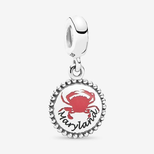 Charm colgante de cangrejo de Maryland de Pandora - ENG791169_17
