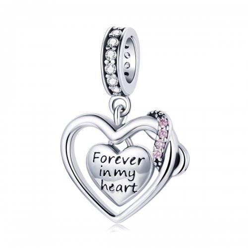 Pulsera estilo Pandora con colgante de infinito amor - BSC482