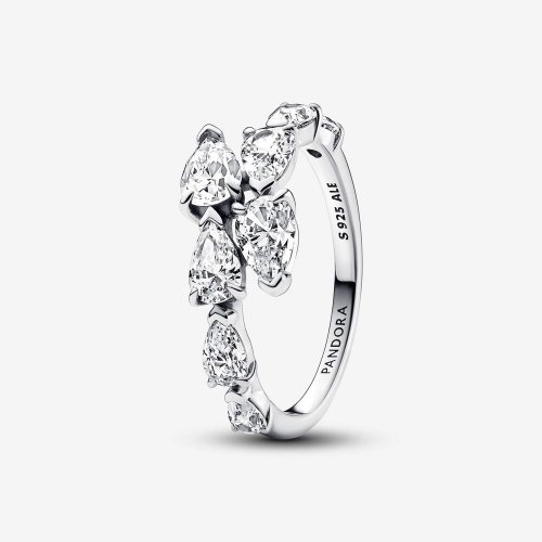 Anillo Pandora Banda Brillante Superpuesta - 193004C01