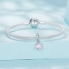Estilo Pandora Mini Colgante Garra de Gato Blanco - SCC2476-A