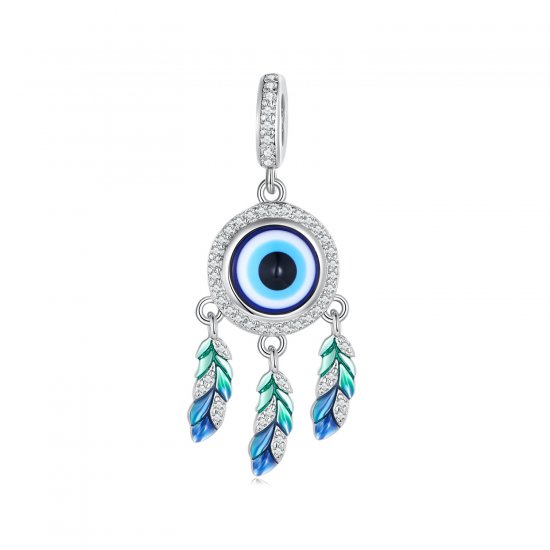 Pandora Estilo Diablo Ojo Colgante - BSC785 - Haga click en la imagen para cerrar