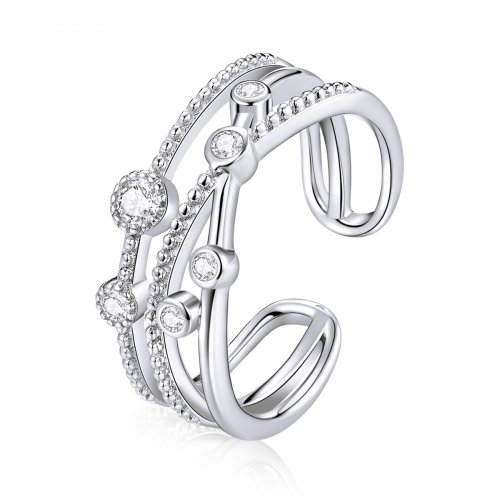 Anillo abierto estilo Pandora Shine Star - BSR162