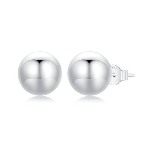 Pendientes de bola grande estilo PANDORA - SCE1725-L