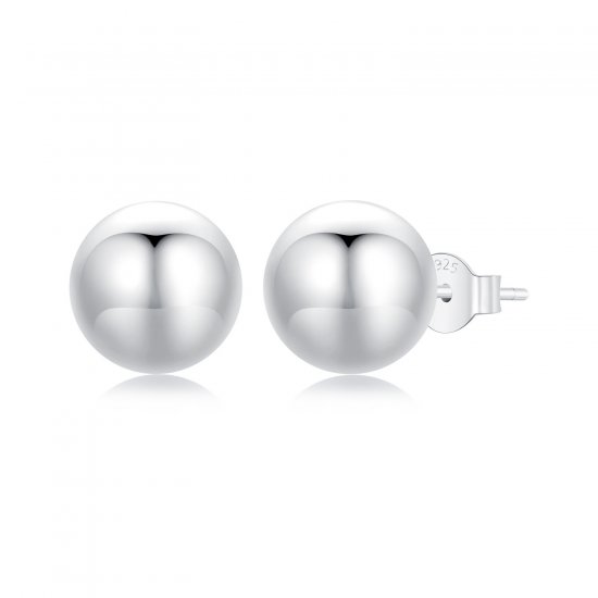 Pendientes de bola grande estilo PANDORA - SCE1725-L - Haga click en la imagen para cerrar