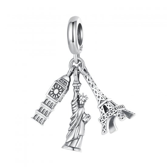 Colgante de viaje global estilo Pandora - SCC2483 - Haga click en la imagen para cerrar