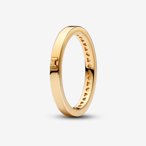 Anillo de Mensaje de Amor Pandora bañado en Oro de 14k - 162613C00