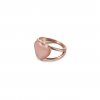 Anillo de declaración PANDORA Pink Swirl Heart - 189263C01