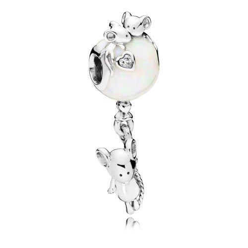 Charm PANDORA en plata de ley Ratón y Globo - 797240EN23