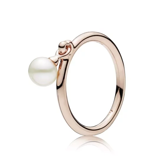 (imagen para) Anillo en PANDORA Rose Perla Contemporánea - 187525P