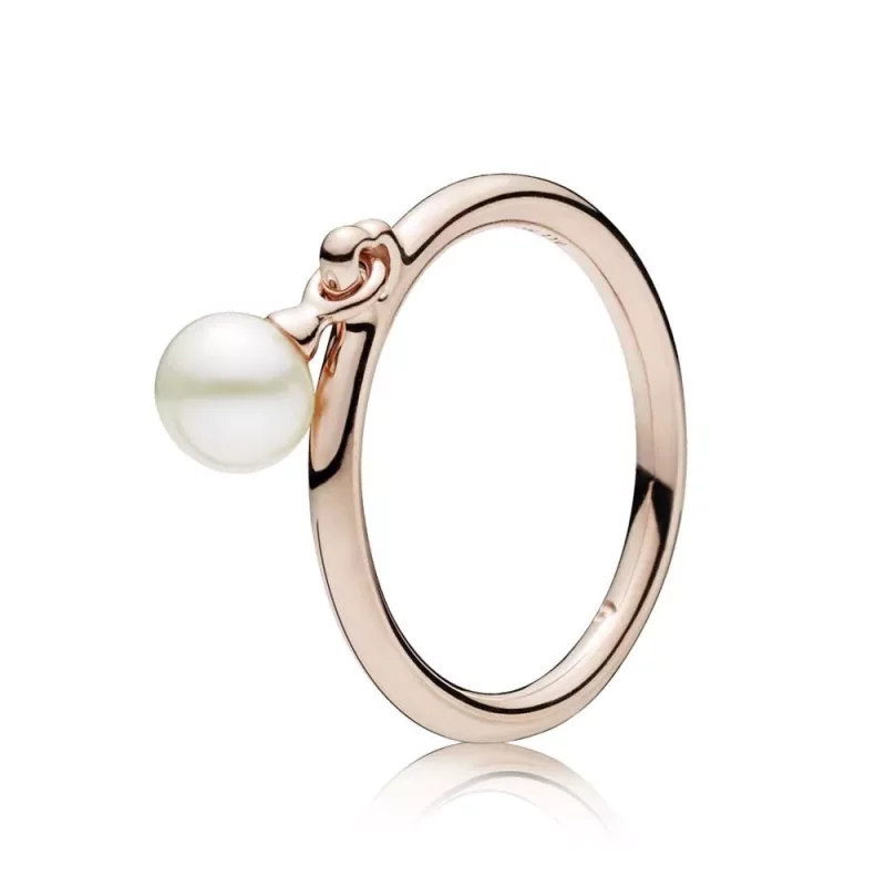 (imagen para) Anillo en PANDORA Rose Perla Contemporánea - 187525P