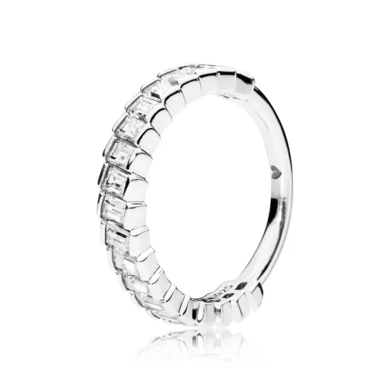 (imagen para) Anillo PANDORA en plata de ley Belleza Glacial - 197744CZ