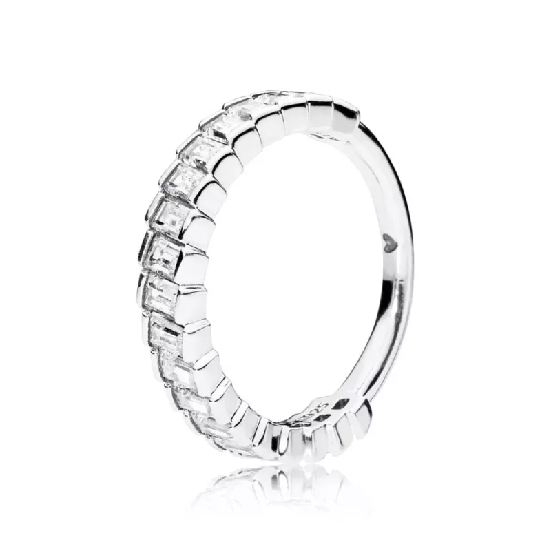 (imagen para) Anillo PANDORA en plata de ley Belleza Glacial - 197744CZ