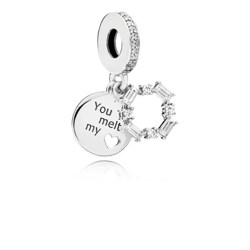 (imagen para) Charm Colgante PANDORA en plata de ley Hielo Tallado - 797553CZ