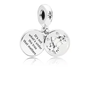 (imagen para) Charm Colgante PANDORA en plata de ley Navidades Perfectas - 797562EN12
