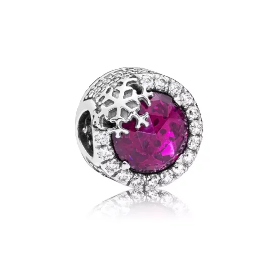 (imagen para) Charm PANDORA en plata de ley Copo de Nieve Deslumbrante - 797555NCC