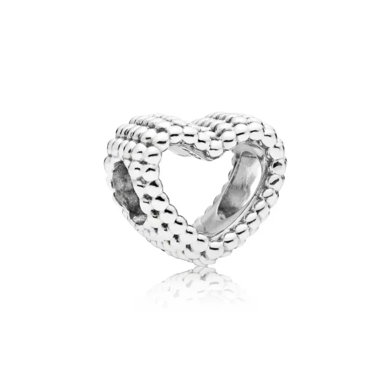 (imagen para) Charm PANDORA en plata de ley Corazón Moldeado - 797516