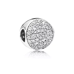 Charm PANDORA en plata de ley Esfera en pavé - 797540CZ (imagen para) Charm PANDORA en plata de ley Esfera en pavé - 797540CZ